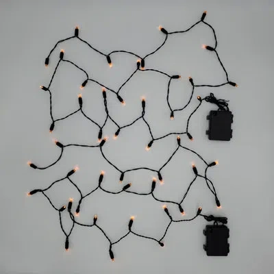 Lumabase Battery Operated Led Mini String Lights - 2 Piece In Orange