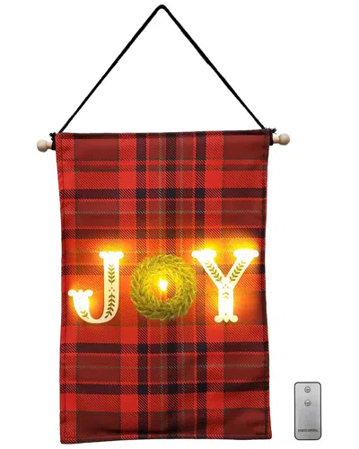 LUMABASE LUMABASE BATTERY-OPERATED LIGHTED JOY WALL BANNER