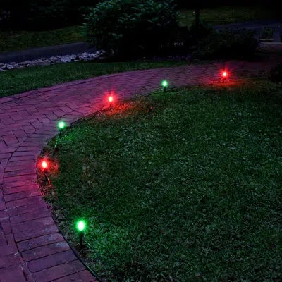 Lumabase Electric Pathway Lights With 8 Led Bulbs In Multi