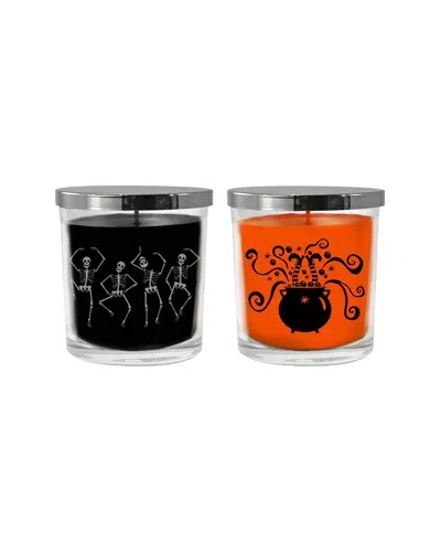 LUMABASE LUMABASE SET OF 2 HALLOWEEN COLLECTION SCENTED WAX CANDLES