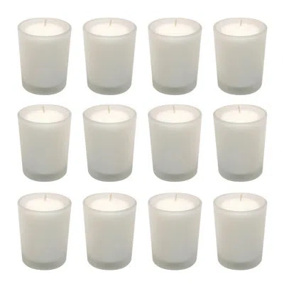 Lumabase Votive Candles Holders - 12 Count In Frosted