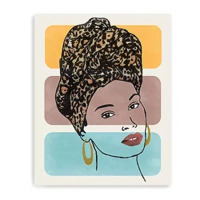 Lumaprints 16x20 Head Wrap Giclee Canvas Wall Art In Multi
