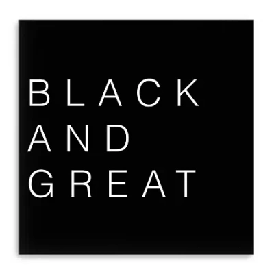 Lumaprints 20x20 Black And Great Canvas Wall Art