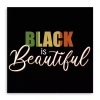 Lumaprints 20x20 Black Is Beautiful Canvas Wall Art In Black