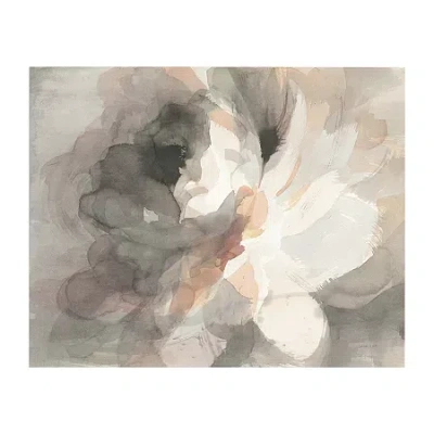 Lumaprints Abstract Peony Crop Canvas Giclee Canvas Art In Brown