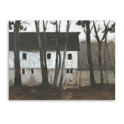 Lumaprints Autumn Barns I Giclee Canvas Art In Brown