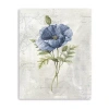 Lumaprints Blue Linen Poppy Canvas Art In Blue