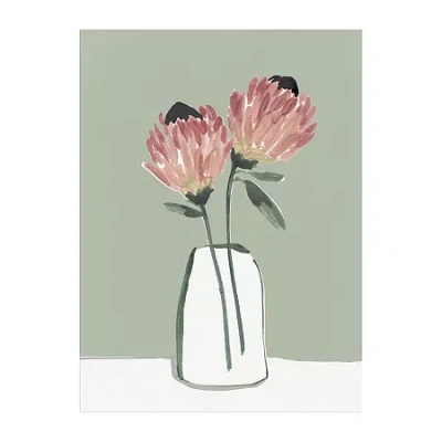 Lumaprints Blushing Protea Canvas Art In Pink