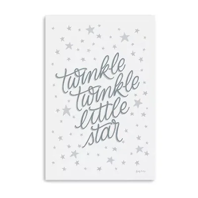 Lumaprints Boho Nursery Viii Giclee Canvas Art In Blue