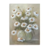 Lumaprints Bowl Of Daisies Canvas Art In White