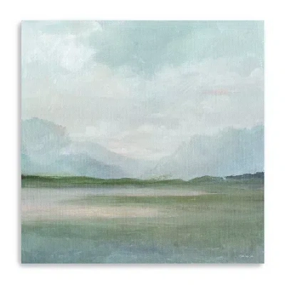 Lumaprints Calm Horizon 1 Giclee Canvas Art In Blue