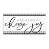 Lumaprints Choose Joy Giclee Canvas Art In White
