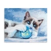 Lumaprints Christmas Xii Canvas Art In Blue