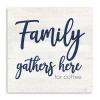 Lumaprints Coffee Kitchen Humor Iv-family Giclee Canvas Art In Sand