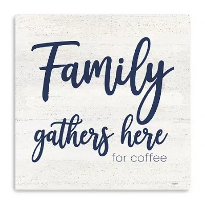 Lumaprints Coffee Kitchen Humor Iv-family Giclee Canvas Art In Sand