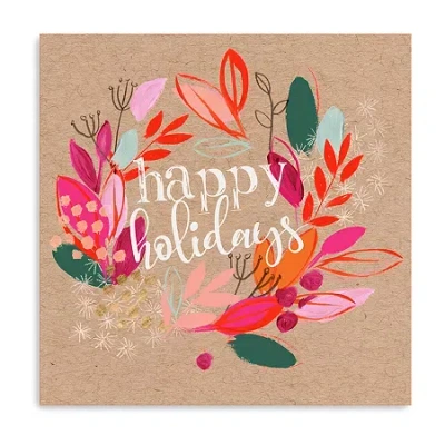 Lumaprints Crafty Christmas Iii Canvas Art In Brown