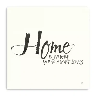 Lumaprints Daily Saying V Giclee Canvas Art In Black