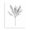 Lumaprints Field Flower I Giclee Canvas Art In White