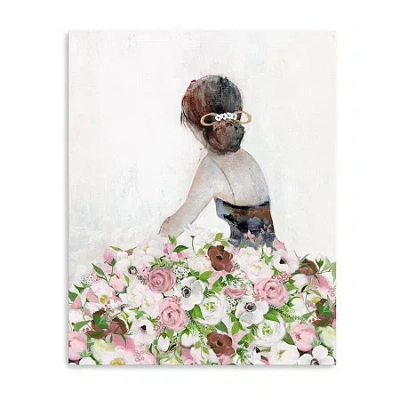 Lumaprints Floral Contemplation Ii Canvas Art In Pink