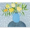 Lumaprints Flowers In Vase I Giclee Canvas Art In Blue