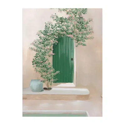 Lumaprints Flowers To Welcome You Home I Canvas Art In Green