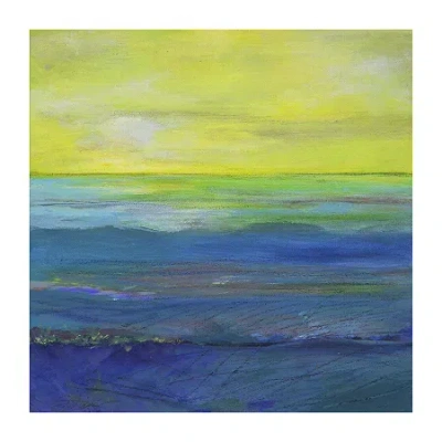 Lumaprints Green Sky Canvas Art In Blue