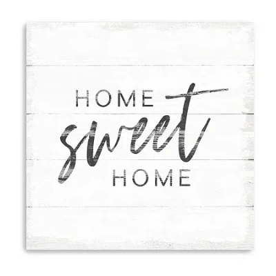 Lumaprints Home Inspiration I Giclee Canvas Art In Black