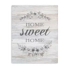 Lumaprints Home Sweet Home Canvas Art In Gray