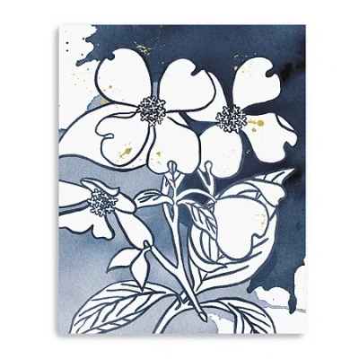 Lumaprints Indigo Blooms Iii Giclee Canvas Art In Blue