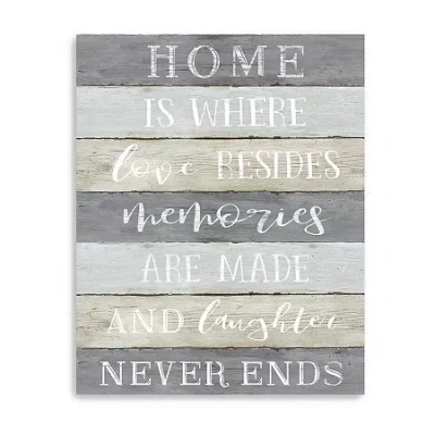 Lumaprints Laughter Never Ends Giclee Canvas Art In Brown