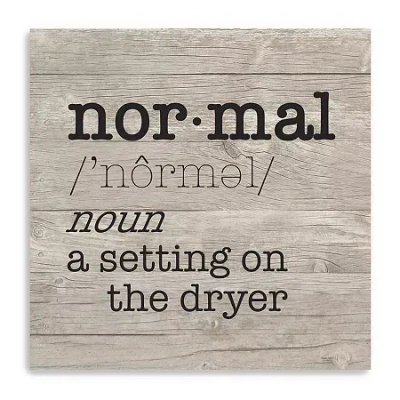 Lumaprints Laundry Room Humor Ii-normal Giclee Canvas Art In Brown