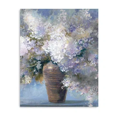 Lumaprints Lavender Explosion Canvas Art In Blue