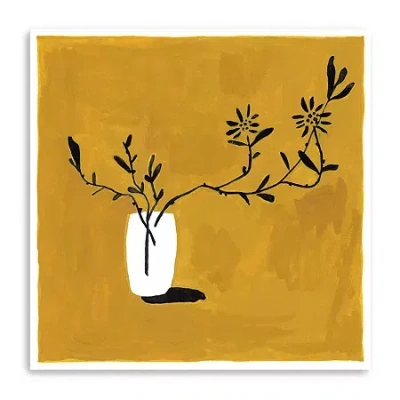 Lumaprints Like Flowers I Giclee Canvas Art In Yellow