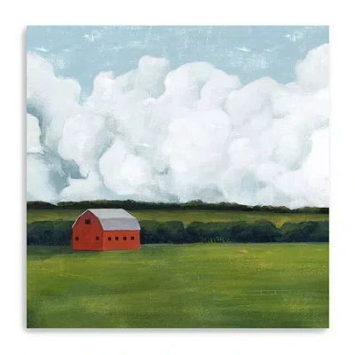 Lumaprints Lone Barn I Giclee Canvas Art In Multi