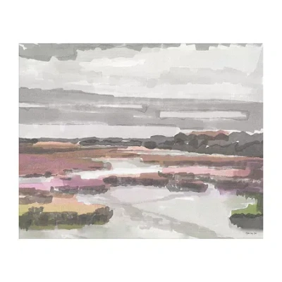 Lumaprints Marsh View I Modern Canvas Art In Gray