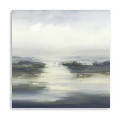 Lumaprints Misted Vista Iv Canvas Giclee Canvas Art In Gray