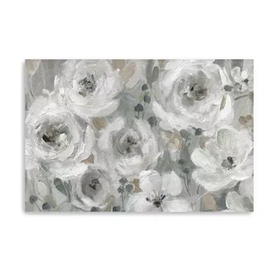 Lumaprints Neutral Symphony Canvas Art In White