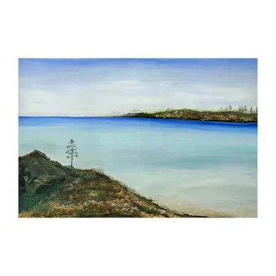 Lumaprints On A Clear Day Canvas Art In Blue