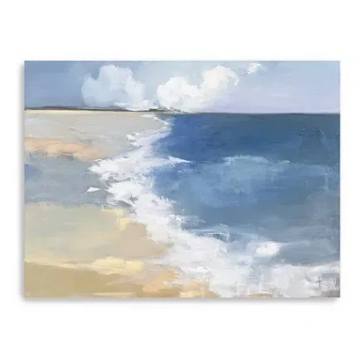 Lumaprints Open Shore Giclee Canvas Art In Blue