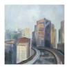 Lumaprints Over The Tracks Canvas Art In Gray