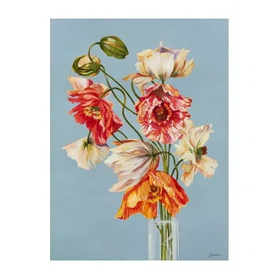 Lumaprints Paper Poppies Canvas Art In Multi