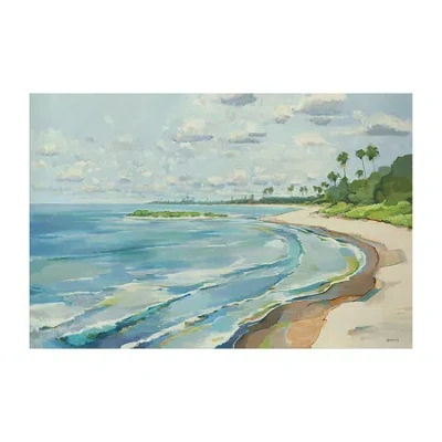 Lumaprints Paradise Coast Canvas Art In Blue