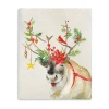 Lumaprints Playful Reindeer Ii Canvas Art In Brown