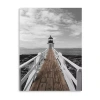 Lumaprints Port Clyde Lighthouse Canvas Art In Brown