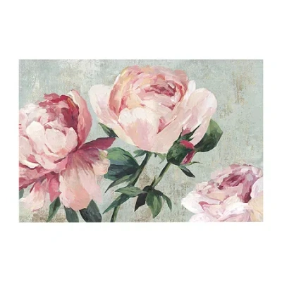 Lumaprints Rosebush Canvas Giclee Canvas Art In Pink