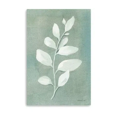 Lumaprints Sage Leaves I Giclee Canvas Art In Green