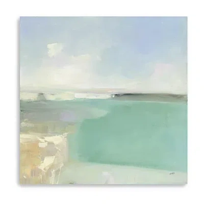 Lumaprints Summer Coastline Giclee Canvas Art In Blue
