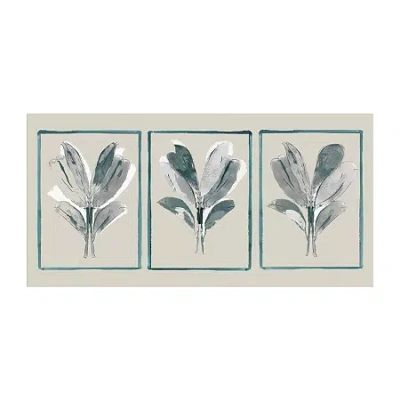 Lumaprints Three Botanicals Ii Modern Canvas Art In Sand