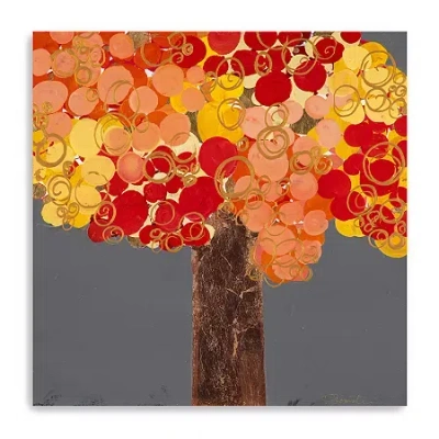 Lumaprints Today's Poppies Giclee Canvas Art In Orange