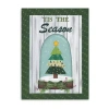 Lumaprints Tree Snow Globe Canvas Art In Green